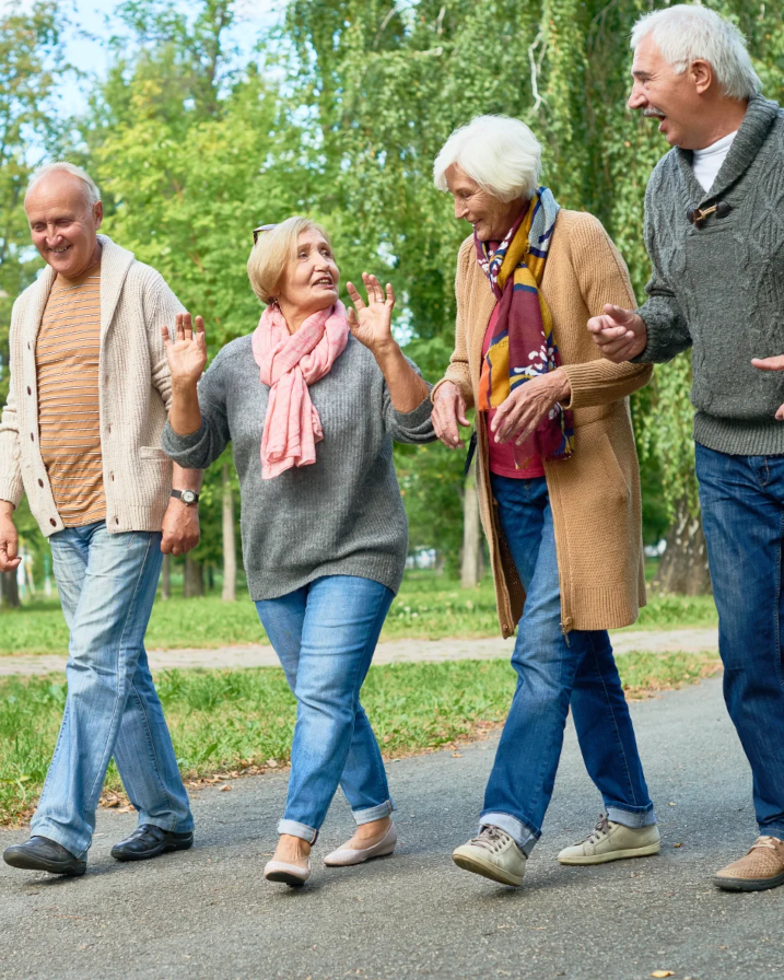 Independent senior housing living interior