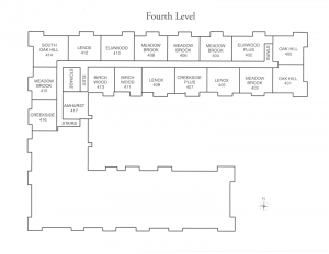 Aquilla Cooperative - Fourth Level Layout Map
