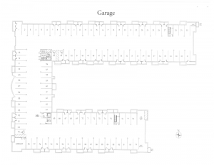 Aquilla Cooperative - Garage Parking Level Layout Map